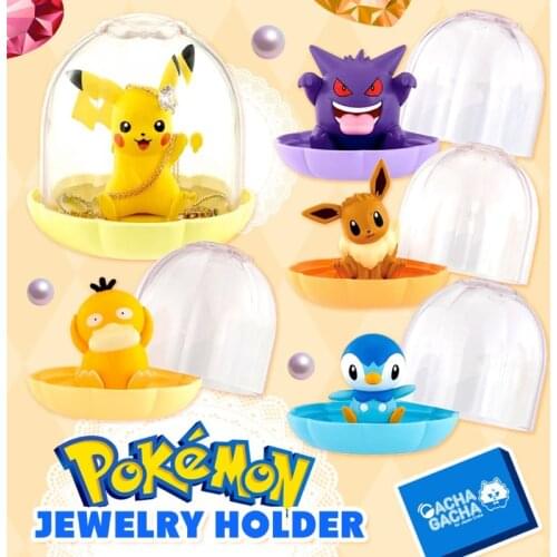 BANDAI Pokemon Stationery Shelf Gashapon Anime Toys Scene Decoration