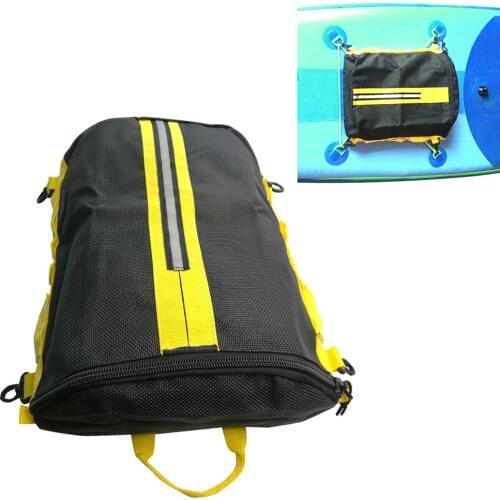 Kayak SUP Paddleboard Mesh Deck Bag For Boat Canoe Rafting Stand Up Paddle Board Deck Pocket Storage Bag