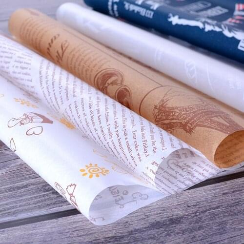 Baking Paper Blotting Paper Grease Tray Paper Pizza Burger Paper Bread Grease Paper Sandwich Wrapping Paper