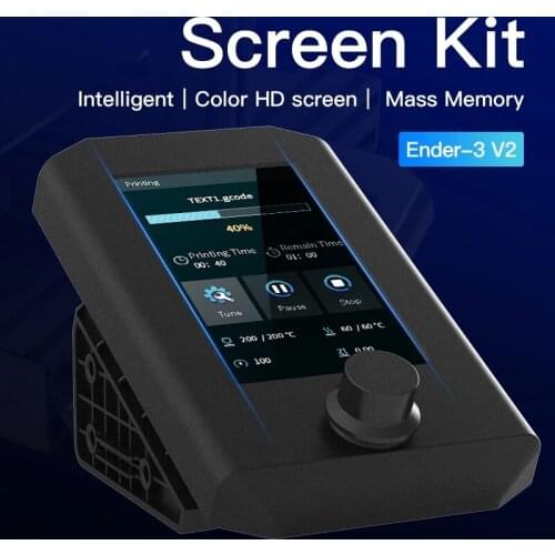 CREALITY 3D Printer Parts Ender-3 V2 Color HD Display Screen Easy Installation 24-Bit Color Excellent Screen Display