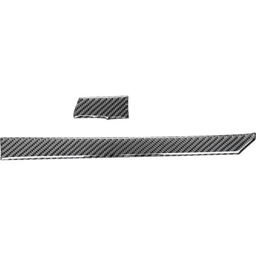 For Toyota Corolla 2019 2020 2021 Real Carbon Fiber Central Console Dashboard Trim Cover Stickers Decoration Kit