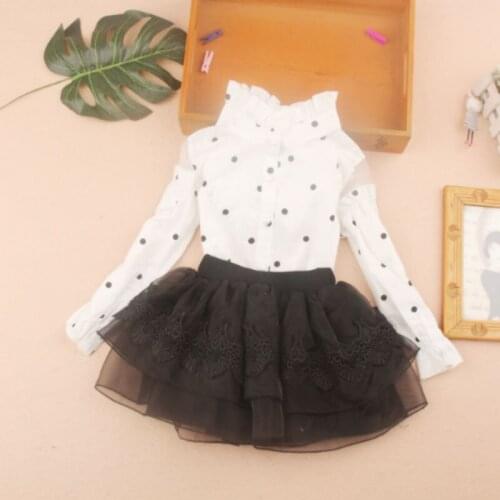 HYCOLORFUL White Blouses For Girls