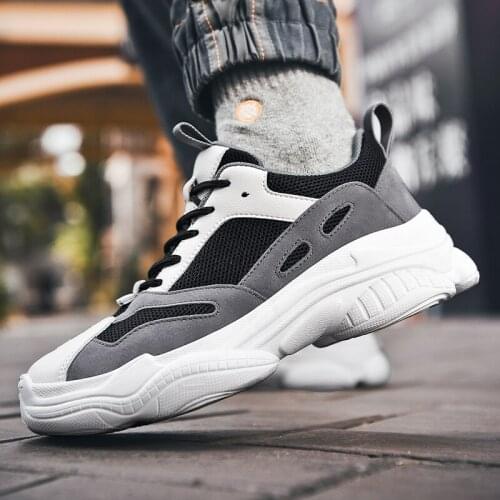 Men Casual Shoes Sneakers Fashion Light Breathable White Sport Man Sneaker Work Black Lightweight Summer Mesh Red
