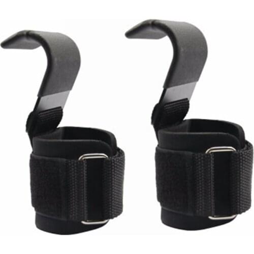 Weight Lifting Hooks Gym Fitness Set Weightlifting Wrist Straps Heavy Duty Pull-ups Power Lifting Grips with Padded Workout Hook