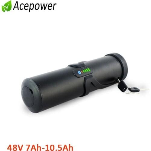 Mini Bottle eBike Battery 48V 10.5Ah 8.7Ah 7.5Ah 7Ah Lithium Bicycle Batteries for 48 V Bafang BBS02B 500W 48 Volt BBS01B 350W
