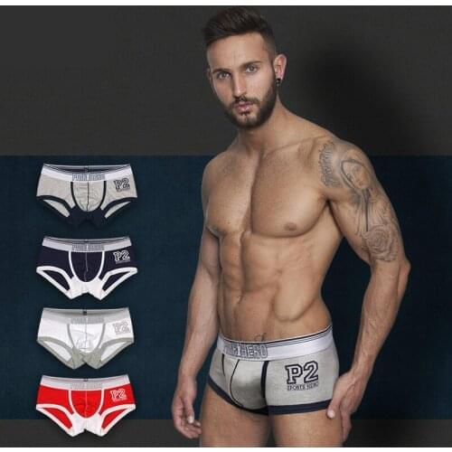 Pink Heroes Hot Men Underwear Boxers Cotton Print Sexy Men Boxer Underwear Panties Cheap Brand Shorts Homme Boxer Cuecas Gay