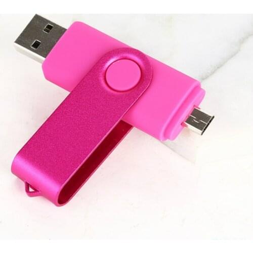 New OTG USB Flash Drive 4GB 8GB 16GB 32GB for Android /Tablet /PC USB 2.0 Pendrives Custom Logo Pen Drive U Dick Wedding Gifts