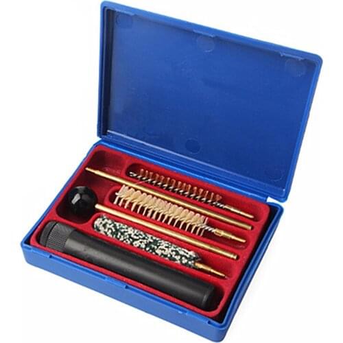 Pistols cal.38/357/9mm Gun Cleaning Kit Rod Brush Professional gun cleaning tool 6pcs/set