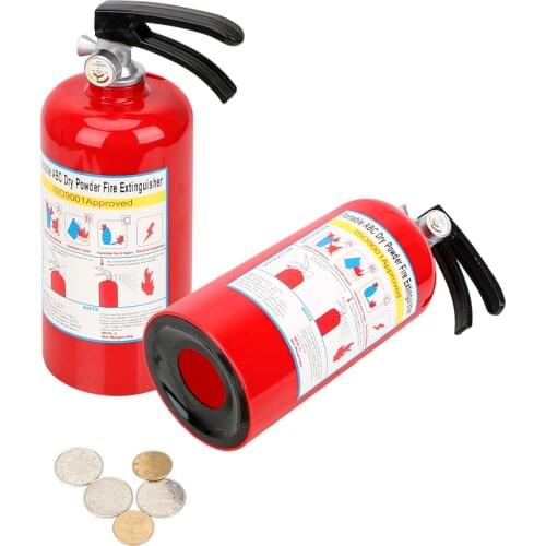 Birthday Gift for Kids Fire Extinguisher Money Boxes Home Decor Money Saving Box Creative Coin Piggy Banks