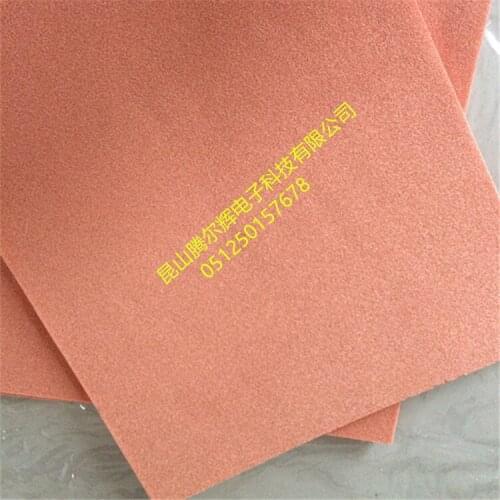 Porous ultra thin foam copper, purifier carrier material, specification: 1mmx450mmx500mm