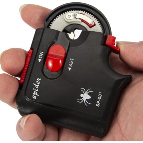 Portable Electric Fishing Hooks Line Tier Machine Portable Stainless Steel Fishhook Line Knotter Tying Fishing Binding