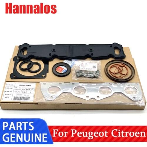 Engine overhaul kit, valve oil seal, valve cover gasket, cylinder head gasket for Peugeot 206 307 301 207 308 208 Citroen C3 C4