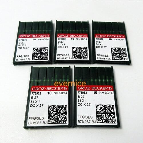 50 Groz Beckert DCX27 DCX1 B27 Industrial Serger Overlock Sewing Needles