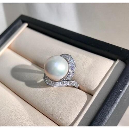 Bridal 925 Sterling Silver Adjustable Free Size Ring Settings Findings Mountings Parts for Pearl Corals Jade Crystal, 5pcs/lot