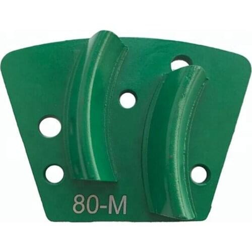 Trapezoid Diamond Grinding Heads Aggressive Drill Segments Concrete Grinding Pad For Removing Mastic Thicker Epoxy