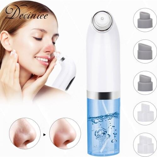 Blackhead Remover Pore Vacuum Cleaner Electric Blemish Remover Suction Bubble Deep Cleanser With 6 pcs Vacuum tip Beauty Device
