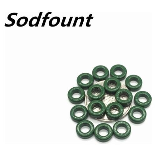 100/PCS Mn-Zn Green Ferrite Core Ring 8*4*4mm Core Filter anti-interference