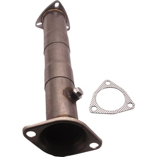 3pcs 2.5" Adjustable Cat Exhaust Pipe Converter Set For LS RS GS GSR B18 Fits 2.5" Piping Connections Piping Only