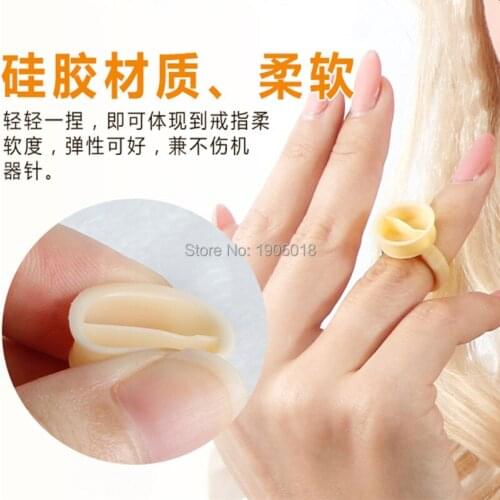 Promotions 100pcs/bag Semi-permanent Tattoo ring ink cup disposable eyebrow pigment ring grafting eyelash tool tattoo supplies