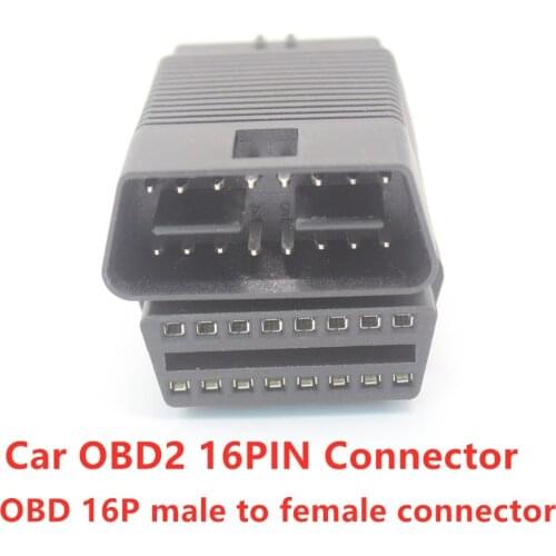 Acheheng car OBDII 16PIN OBD2 cable OBD 16P male to female diagnostic connector for diagnostic tool car 12V Truck 24V connect