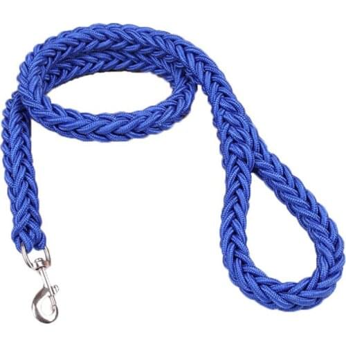 Large Dogs Nylon Dog Leash Double Colors Canvas Double Row Adjustable Dog Collar For Medium Large Dogs 130cm