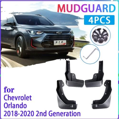 4 PCS Car Mud Flaps for Chevrolet Orlando 2018 2019 2020 Mudguard Splash Guards Fender Mudflaps Auto Accessories