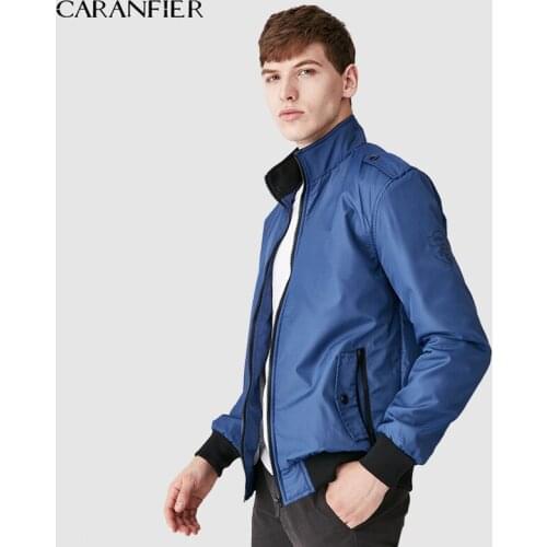 CARANFIER Men's Plain T-shirts