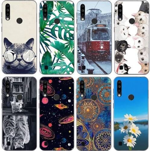 Phone case for ZTE Blade A7 2020 FingerPrint Case Cover Soft Silicone Back Case for Blade A7 2020 FingerPrint Cases 6.09" Funda