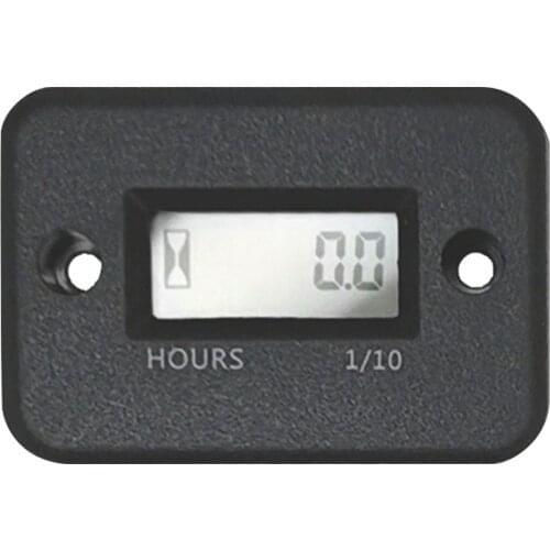 Digital Engine Tachometer Hour Meter LCD Display Gauge Induction Portable Waterproof Timer For Motorcycle Snowmobile Boats 2021