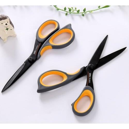 Deli Big Size Stainless Steel Scissors Business Office Home Tailor Scissor Kitchen Knife Cutter Cutting Tool Stationery