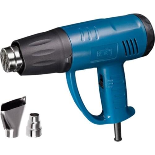 Two-speed hot air gun, high-power 2000W electric baking gun, stepless adjustable temperature, digital display hot air gun