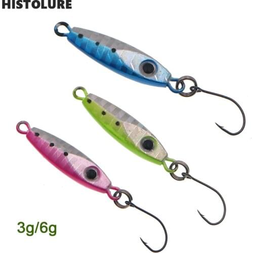 JIG Fishing Lure 3g 5g Shore Jigging Artificial Bai Shore Jigging Hard Metal Baits Hard Lead Lead Fish Sea Bass Fishing Lure