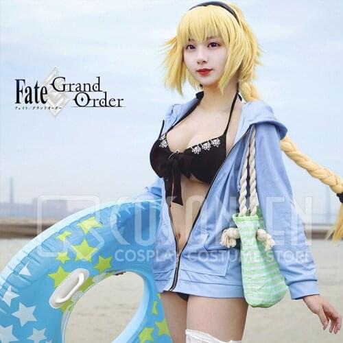 FGO Fate/Grand Order Jeanne d'Arc Cosplay Costume Archer Full Set Summertime Spirte 1 Costume COSPLAYONSEN