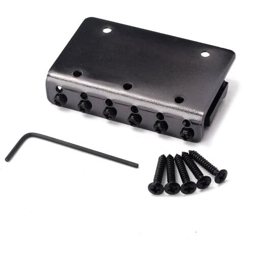 Fixation Guitar Bridge Assembly 6 String Guitar Bridge Assembly Black Metal