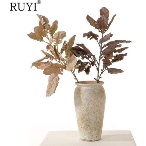 Artificial Silver Leaf Chrysanthemum Table Flower Simulation Plants Family Hotel Background Layout Wedding Halloween Decoration