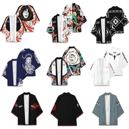 Anime Kimono Tokyo Revengers Cosplay Costumes Manjiro Sano Cloak Shirt Valhalla Uniform Jacket Mikey Draken Halloween Clothes