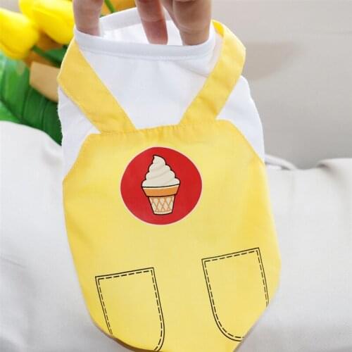 Summer Pet Vest T-shirt Cat Small Dog Clothes Tee Shirt Puppy Costumes Yorkshire Pomeranian maltese Bichon Poodle Clothing XS S