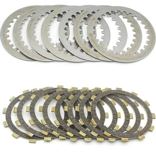 Motorcycle Clutch Friction Plate Pressure Plate and Steel Plate Kit for Yamaha XJR400 XJ400 XJ600 FZ600