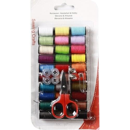 Newly High Quality 30 Color DIY Handmade Sewing Tools Household Sewing Set Durable Polyester Colorful Clothes Sewing Thread