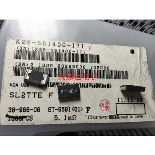 Original new 100% SL2TTE5L10F 5.1MRF 2W 0.0051R 1% 4528 SMD sampling power resistor (Inductor)