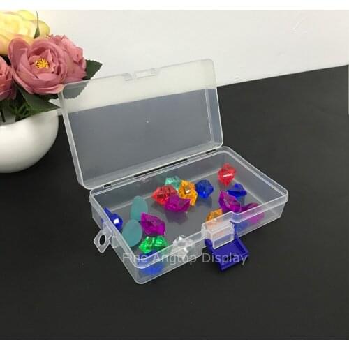 Clear Plastic Small Jewelry Storage Jewelry Accessory Earring Bracelets Rings Display Box Jewellery Beads Collection Holder