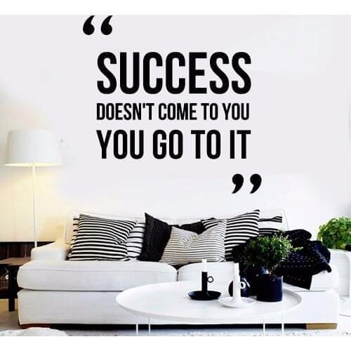 Drop Shipping Success Wall Stickers Decorative Sticker Home Decor For Living Room Kids Room Background Wall Art Decal