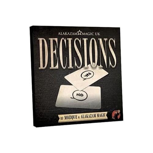 Decisions by Mozique (Gimmick+DVD),Magic Tricks,Close Up,Stage,Classic Toys,Illusion,Gimmick,Prop,Funny,Mentalism