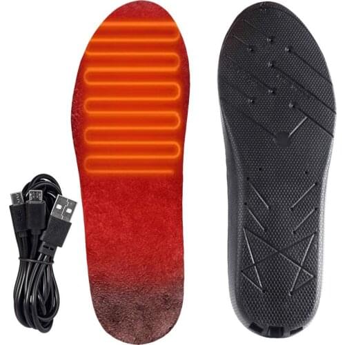 Electric Heated Insoles Rechargeable Battery Winter Thermal Flexible 3 Heating Speed Shoe Insoles Sole Foot Warming 1500mAh