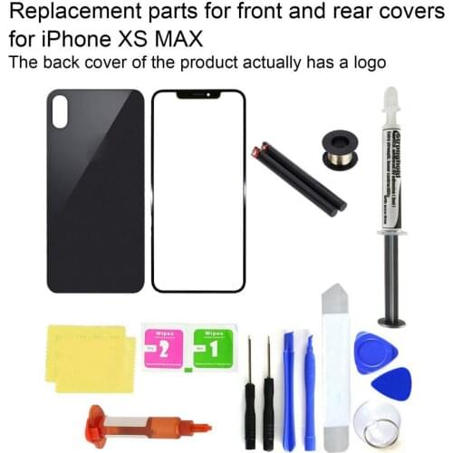 Front Glass Screen Back Cover Replacement Repair Tools Kit Phone Accessory for iPhone XS MAX Smart Phones Screen Accessories