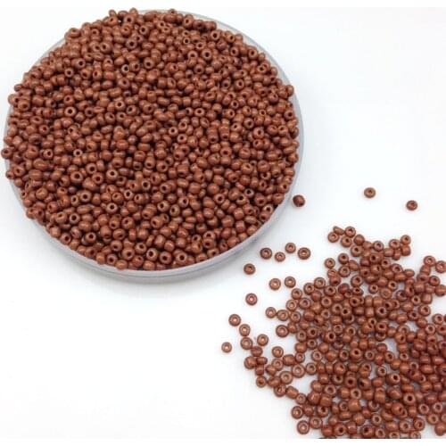 16g 1000pcs 2mm 12/0 Coffee Neon Color Opaque Round Loose Spacer Beads Cezch Glass Seed Beads Handmade Jewelry DIY Garment Bead