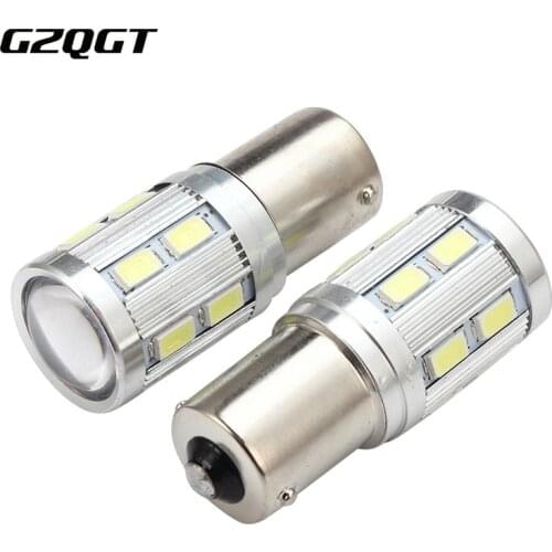 10x P21W 1156 BA15S R5W R10W 5630 5730 LED Car Brake Lamp Reverse Bulb Auto Turn Signal Parking DRL Daytime Running Lights 12V