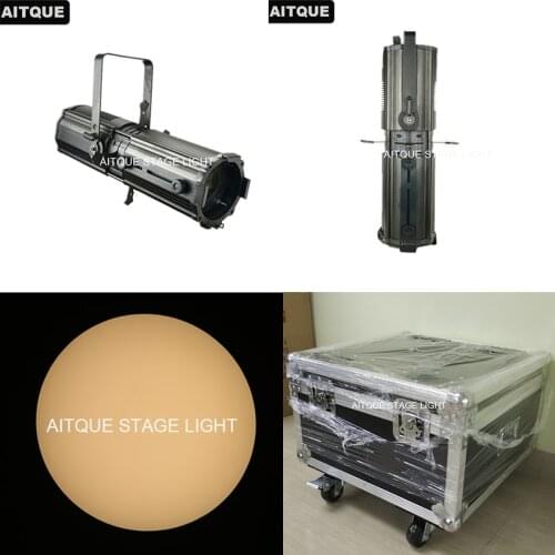 2lot/CASE)Stage theatre lighting studio profile lights 200w zoom led profile spot light 300w led profile spotlight flight case