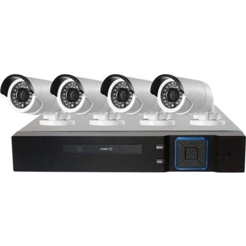 4CH CCTV System 1080N HDMI DVR 4PCS 1080P IR Outdoor Camera