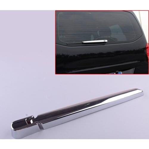 2pcs ABS Chrome Rear Tail Trunk Window Rain Wiper Garnish Trim fit for Mercedes-Benz Vito W447 2014 2015 2016 2017 2018 2019